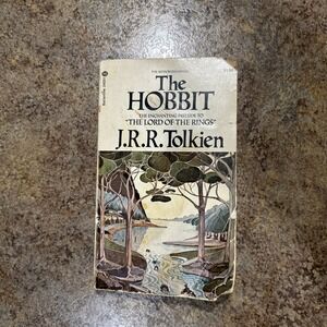 Vintage 1973 The Hobbit JRR Tolkien Paperback Softcover Ballantine Books